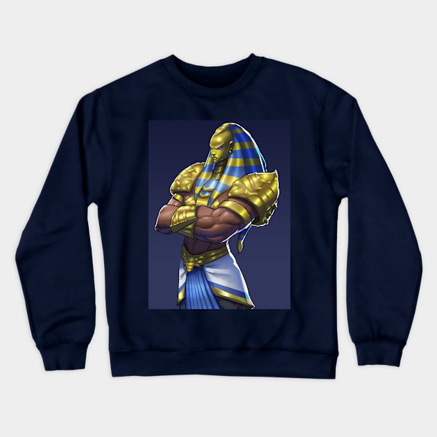 Egyptian King Collection Crewneck Sweatshirt by Beckley Art